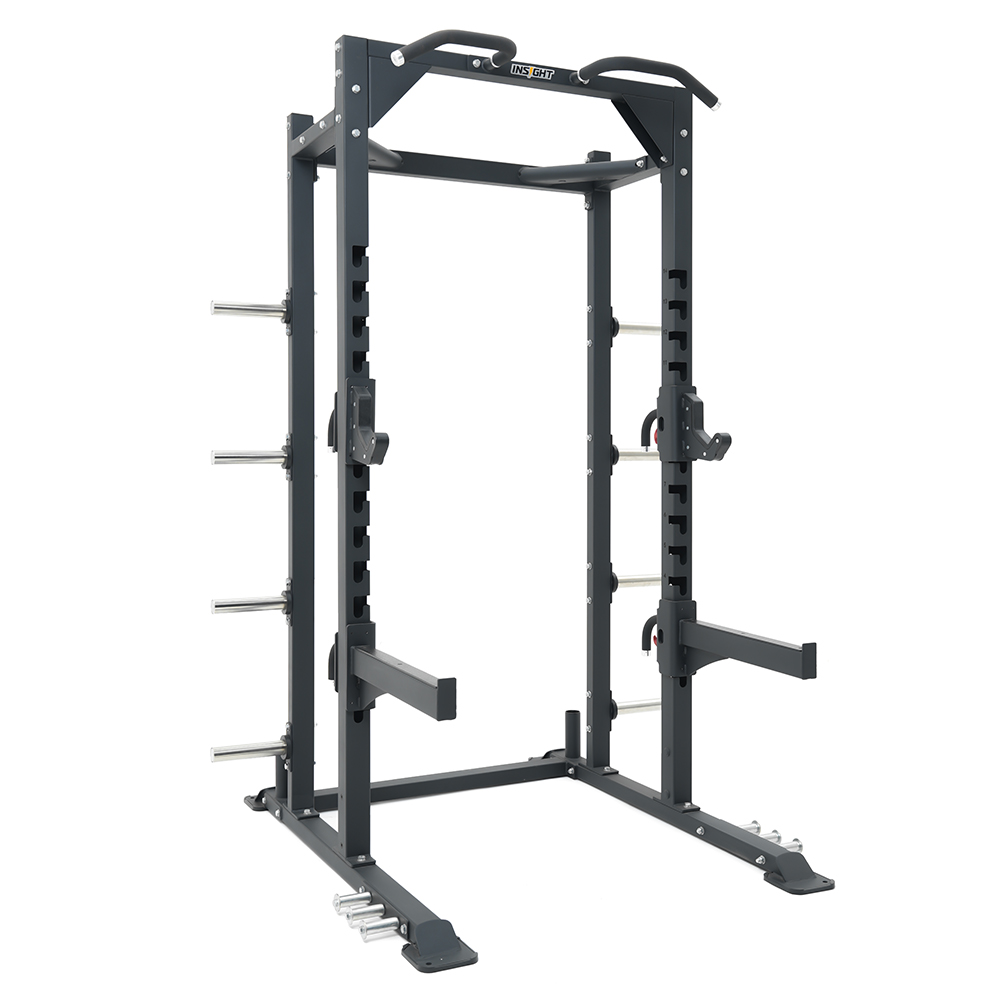 Insight Fitness Half Rack - SH010 power rack on a white background
