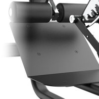 Close-up of a Insight Fitness Multi Back Extension - BE8040 with a white background
