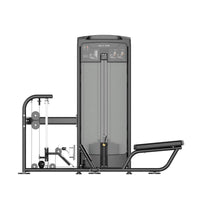 Insight Fitness Multi Pulley Row - BE8005 with black frame and gray console on a white background