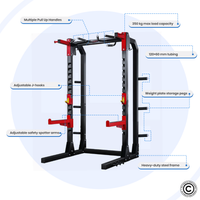 Thumbnail for 1441 Fitness Commercial Squat Rack - J611