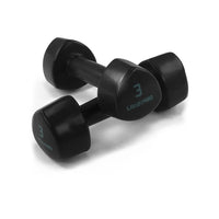 LivePro Black Studio Dumbbells Set 1 kg - 10 kg - LP8070