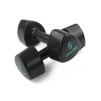 LivePro Black Studio Dumbbells Set 1 kg - 10 kg - LP8070