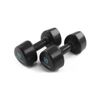 LivePro Black Studio Dumbbells Set 1 kg - 10 kg - LP8070