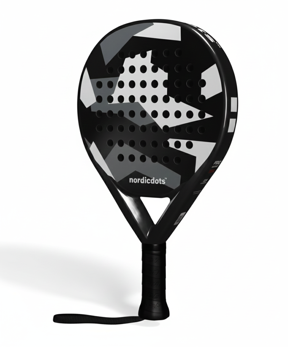 Nordicdots Pro Series Padel Racket - Camo Black