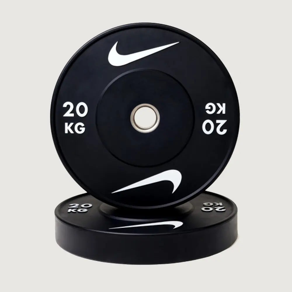 Nike Strength Black Rubber Bumper Plates (5 KG - 25 KG)