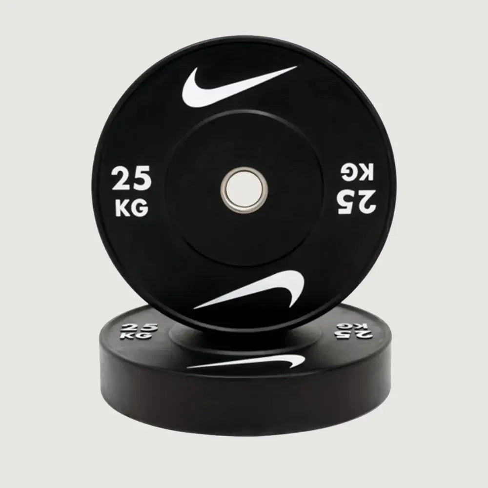Nike Strength Black Rubber Bumper Plates (5 KG - 25 KG)