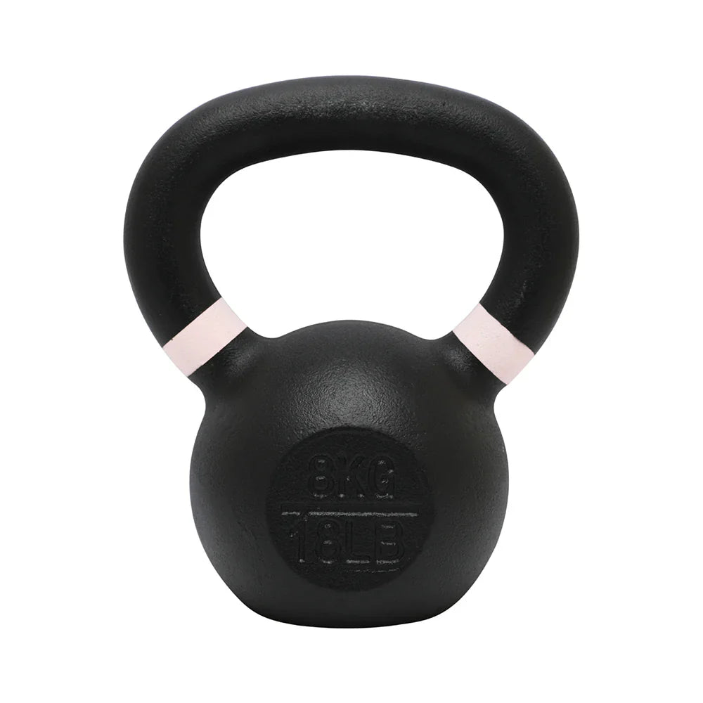 Powder Coated Kettlebell 6 Kg to 20 Kg with 2 Tier Rack - Bundle Offer - 8KG