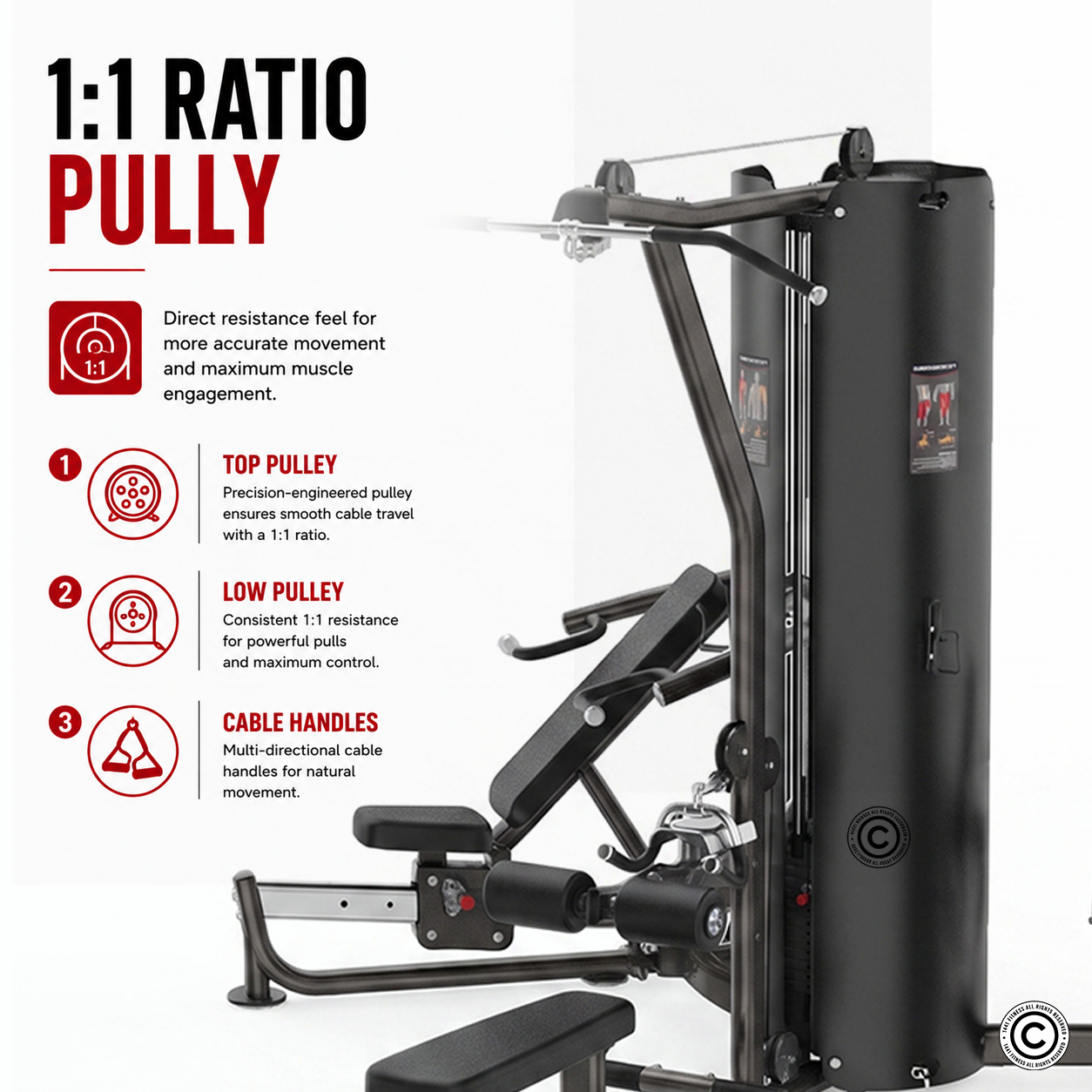 Insight Fitness 3 Station Multi Gym BS004