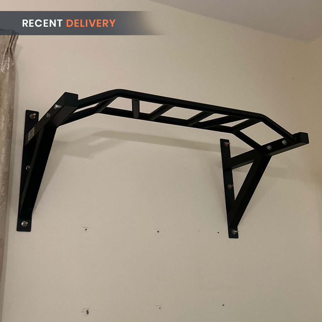 1441 Fitness Wall Mounted Multi Grip Pull Up Bar