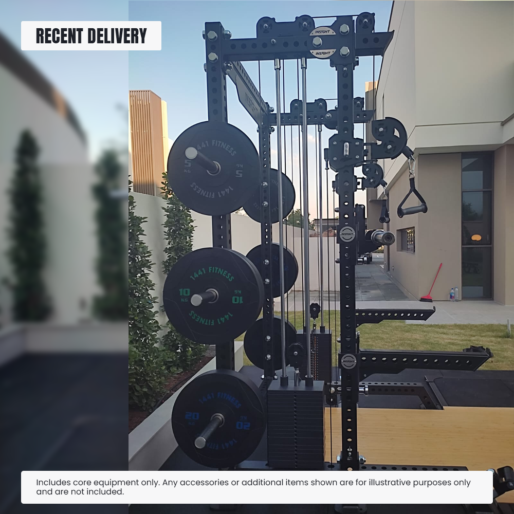 Insight Fitness Half Rack With Dual Pulley RR-HR-75-03