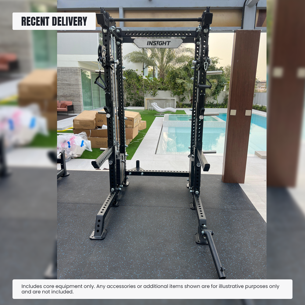 Insight Fitness Half Rack With Dual Pulley RR-HR-75-03