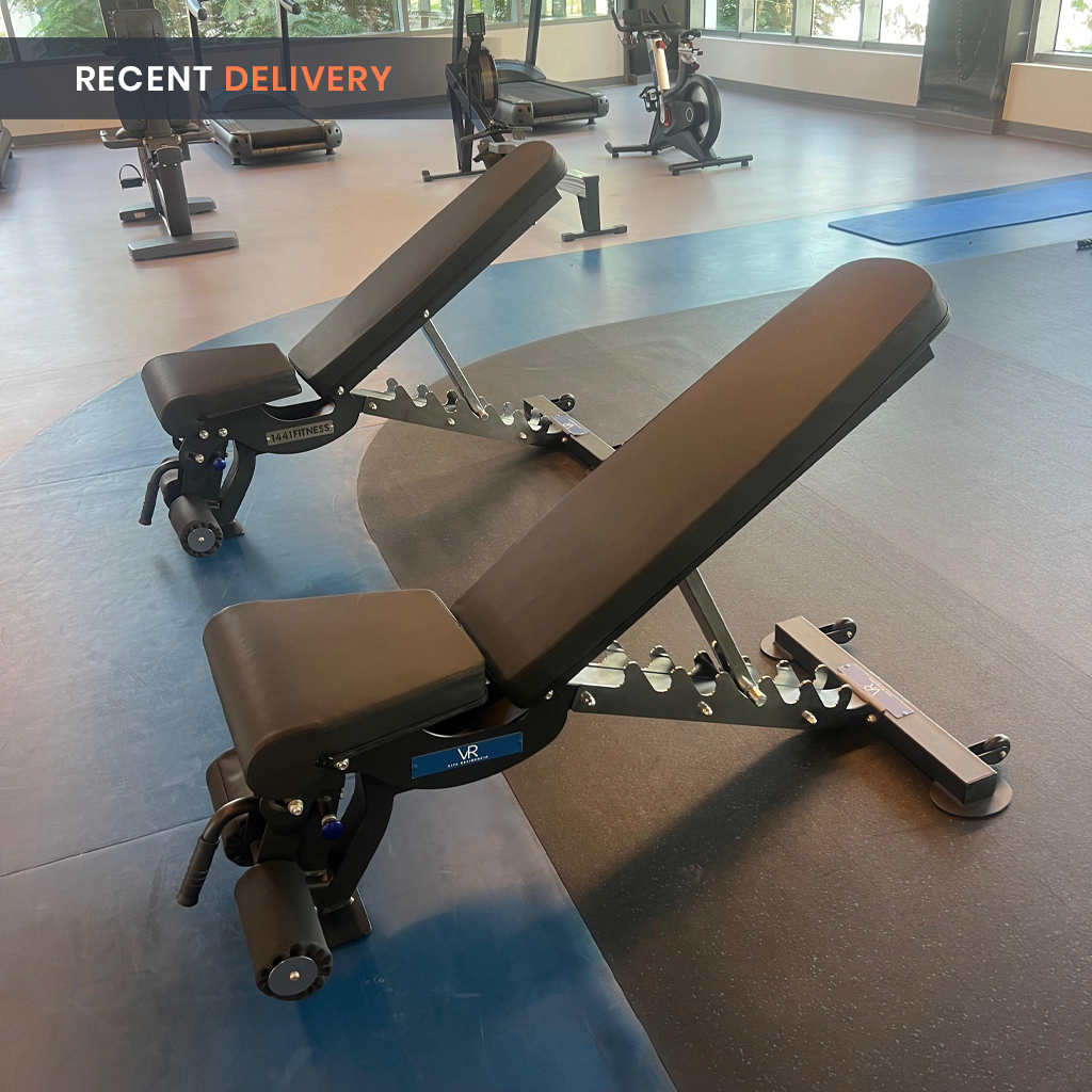 1441 Fitness - مقعد قابل للتعديل عالي التحمل A8007 - مسطح / مائل / منحدر