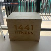 Thumbnail for 1441 Fitness - صندوق خشبي 3 في 1 - (24 بوصة × 30 بوصة × 20 بوصة) | بروسبورتساي