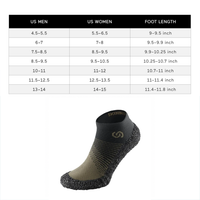 Thumbnail for Skinners Socks - Ultra-Light for Running, Hiking, Yoga & Travel - Speckled Black