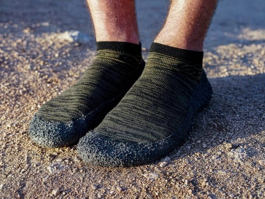 Skinners Sock - Ultra-Light for Running, Hiking, Yoga & Travel - Carmine