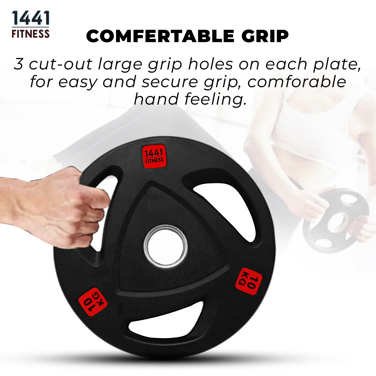 MDL 65 Squat Rack Combo with Plates Bench and Flooring - Bundle Offer - Tri Grip