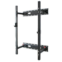 Thumbnail for 1441 Fitness Wall Mounted Squat Rack, Bumper Plate with Bench A8007 - Bundle Offer - Wall Mount Foldable Squat Rack