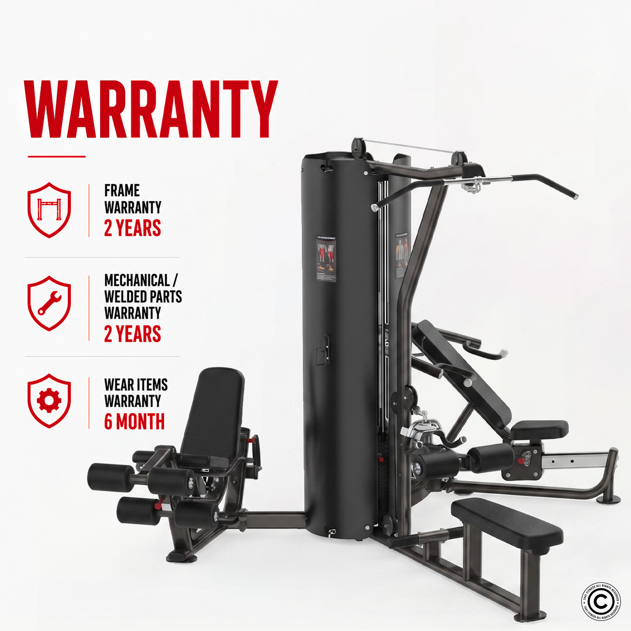 Insight Fitness 3 Station Multi Gym BS004