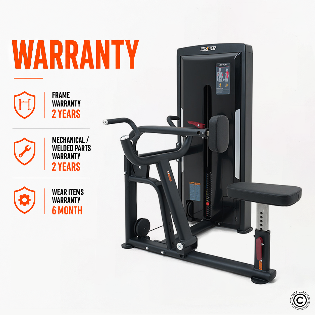 Insight Fitness Low Row - SA005