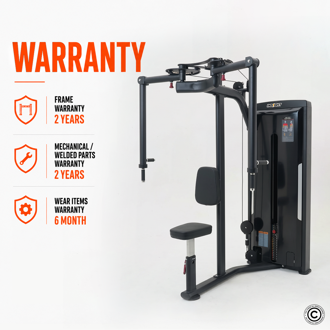 Insight Fitness Pec Fly / Rear Delt - SA003