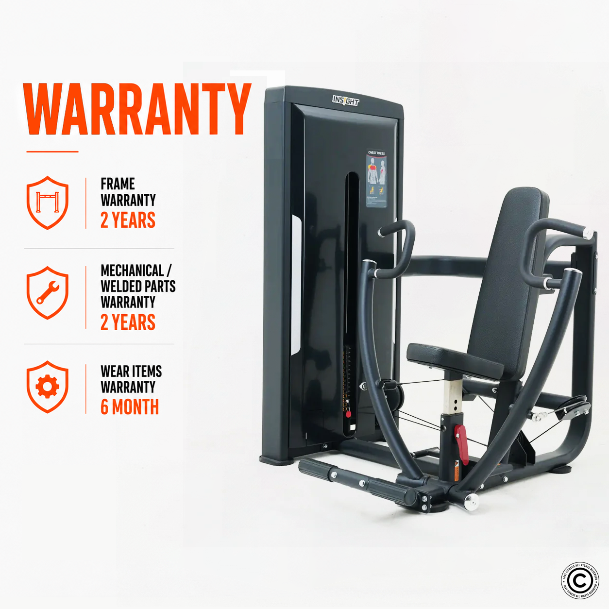 Insight Fitness Seated Chest Press - SA035