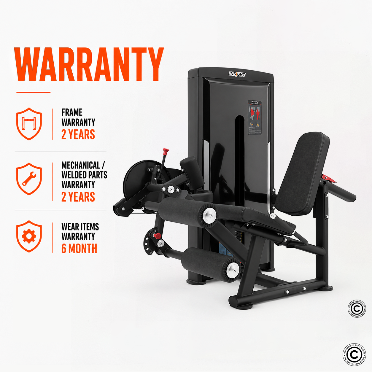 Insight Fitness Leg Curl & Leg Extension - SA025