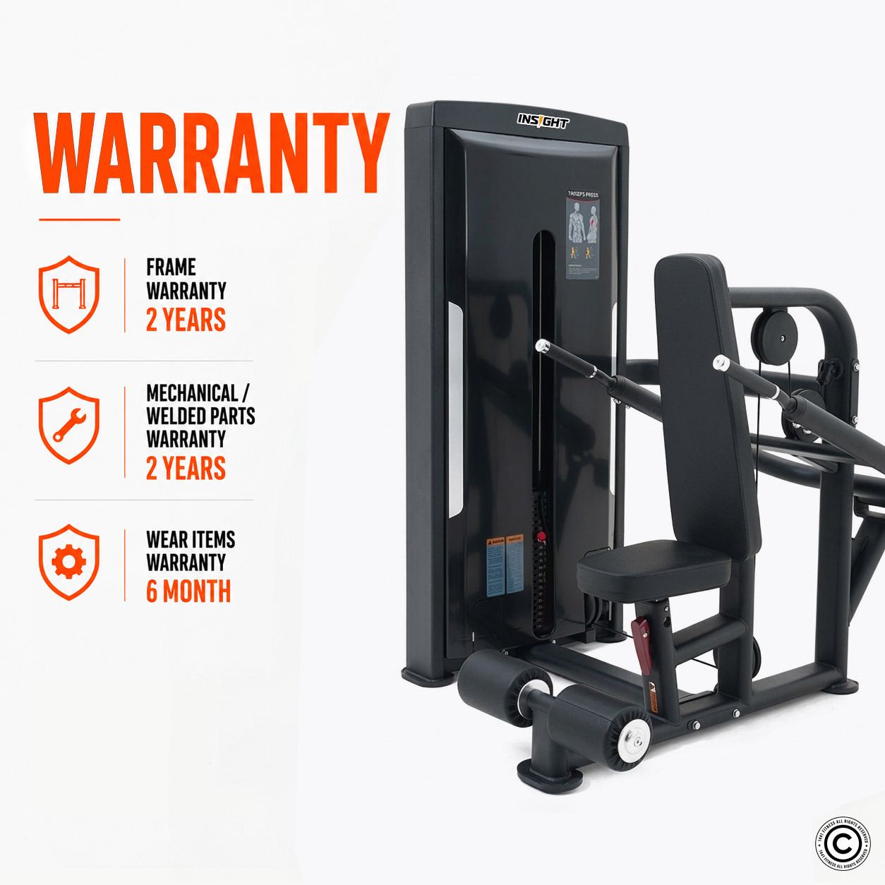 Insight Fitness SA Series Triceps Press - SA007D