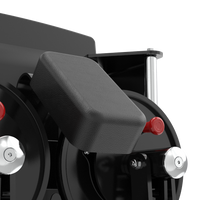 Close-up of aInsight Fitness SA054 with a gray seat and red accents