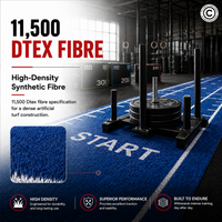 Thumbnail for Sled Track Grass with Marking - 10 x 2 Meters (Blue)
