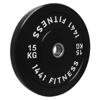 Thumbnail for Black Bumper Plates Set of 110 KG - 15