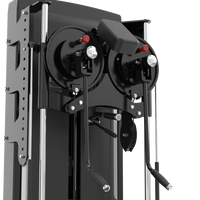 Close-up of a Insight Fitness SA054 pulley system