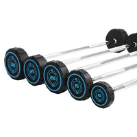 Thumbnail for Fixed Straight Barbell Weight Set - 10 kg to 30 kg (Set of 10) 