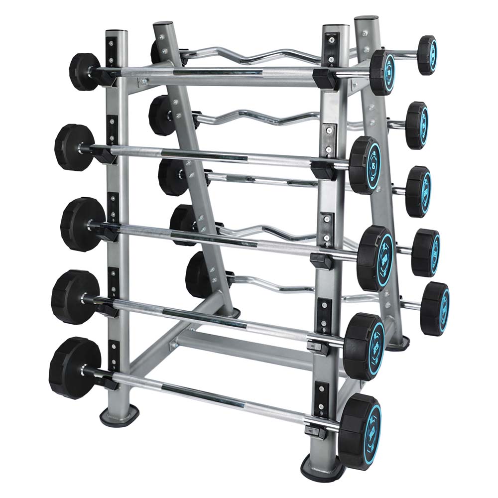 Fixed Barbell Weight Set with Rack 