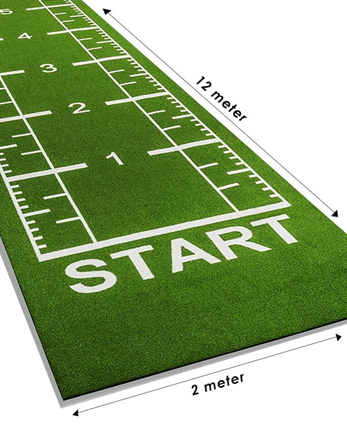 1441 Fitness Professional Artificial Lawn / Sled Track with Numerics - 12 Meters