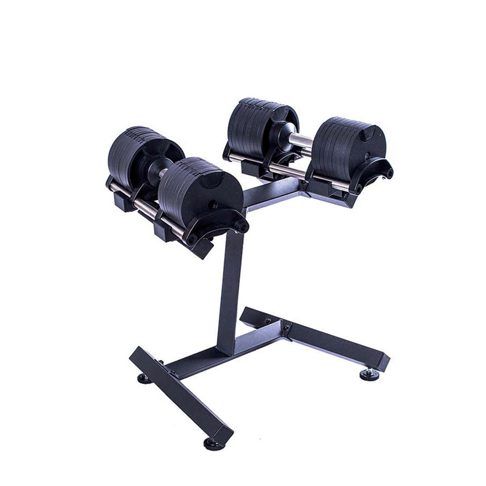 Livepro - Adjustable Dumbbells With Rack  2 to 32Kg - LP8006