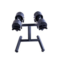 Livepro - Adjustable Dumbbells With Rack  2 to 32Kg - LP8006