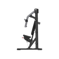 Black gym machine on a white background