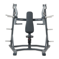 nsight Fitness Incline Chest Press - SH002 with a black seat and metal frame on a white background