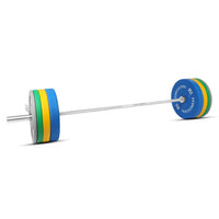 1441 Fitness Color Bumper Plate Set - 120 Kg