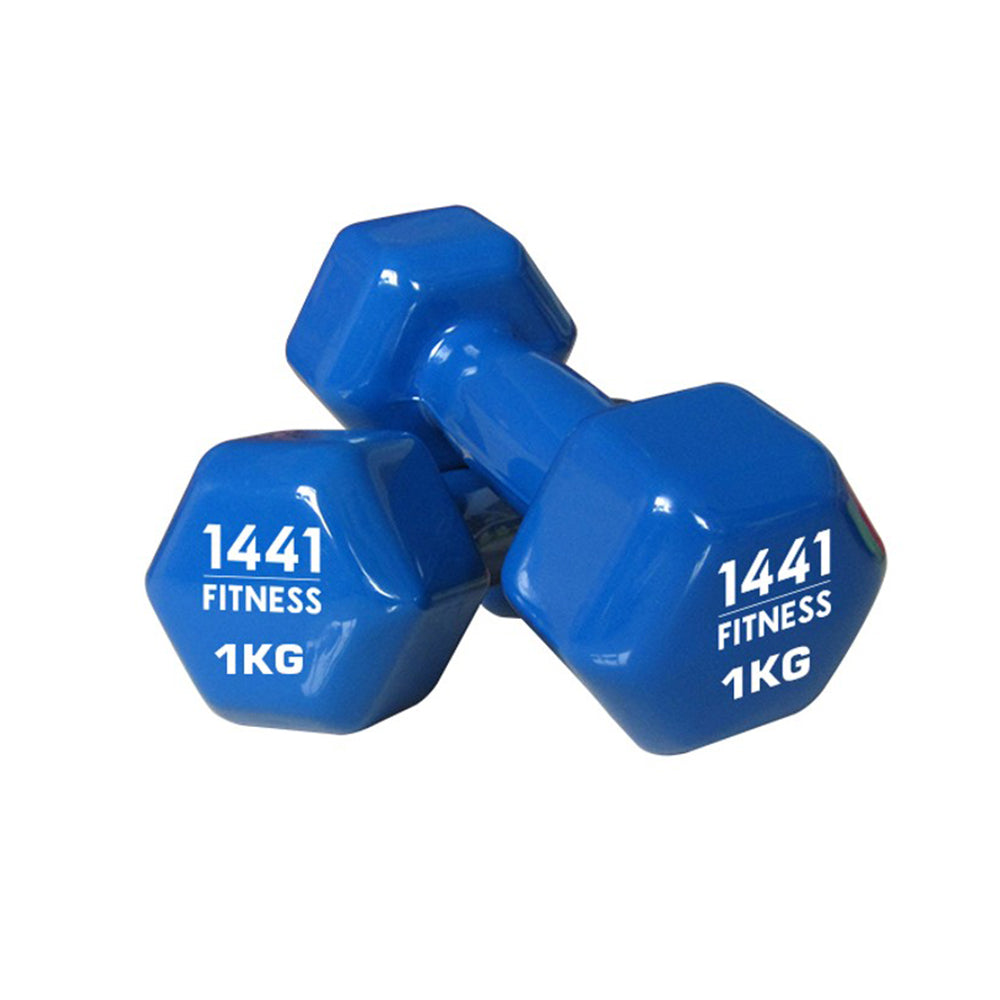 1441 Fitness Premium Vinyl Coated Dumbbells 1kg to 10 kg (Per Pair)