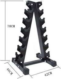 1441 Fitness Vertical Dumbbell Rack - 6 Pairs