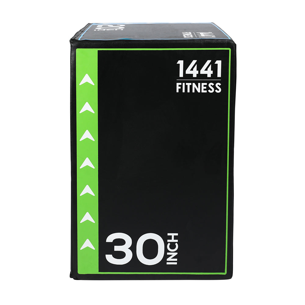 1441 Fitness - بريميوم - صندوق بليومتري رغوي 3 في 1 (صندوق تمرينات قفز)