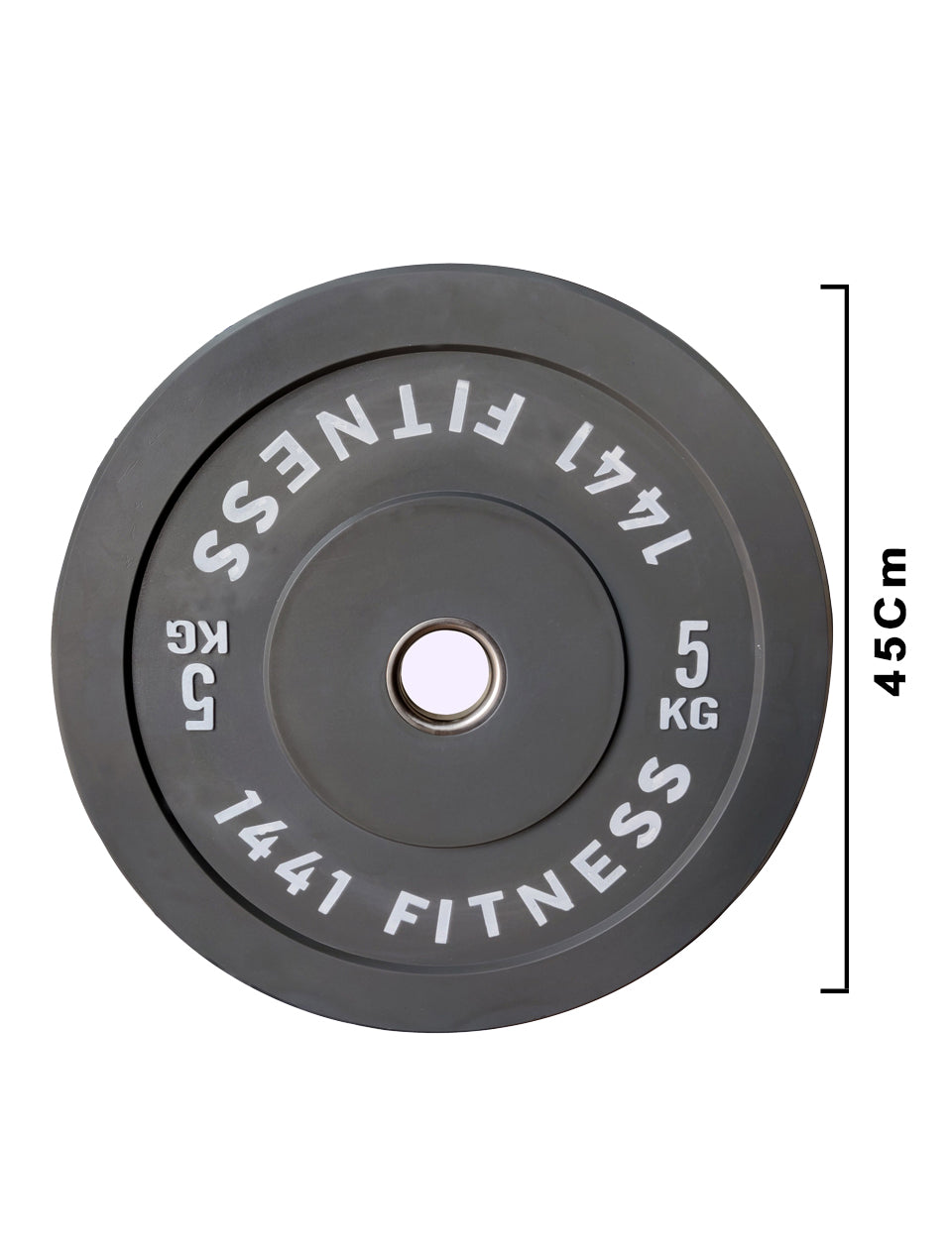 1441 Fitness Color Bumper Plate Set - 80 Kg