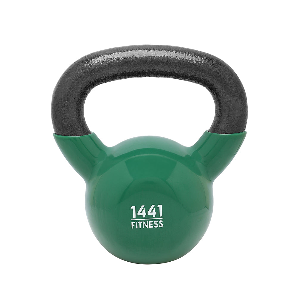 1441 Fitness - كيتل بيل مطلي بالفينيل من وزن 4 كجم إلى 24 كجم