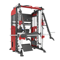 Combo Deal | 1441 Fitness Heavy Duty Functional Trainer with Smith Machine-41FC90 + 80kg Apus Bumper Plate Set + Adjustable Bench A8007 + 4 Gym Tile