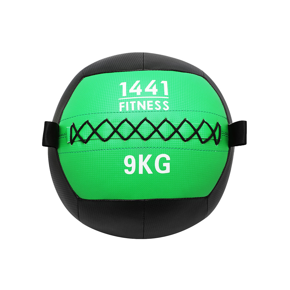 1441 Fitness - الكرات الجدارية (1 كجم إلى 15 كجم) لتمارين الكروس فيت