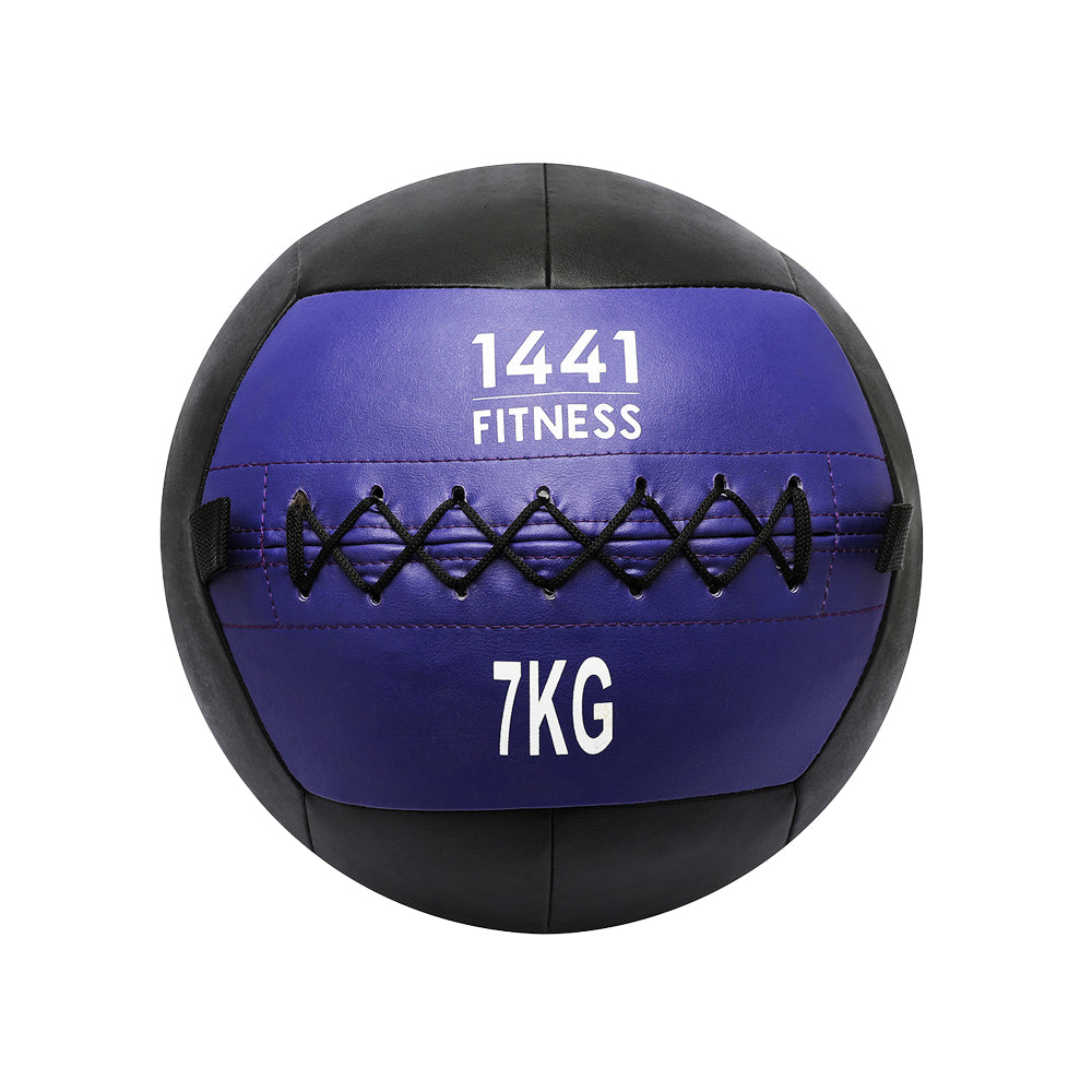 1441 Fitness - الكرات الجدارية (1 كجم إلى 15 كجم) لتمارين الكروس فيت