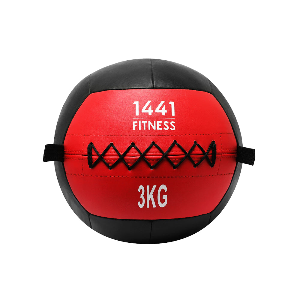 1441 Fitness - الكرات الجدارية (1 كجم إلى 15 كجم) لتمارين الكروس فيت