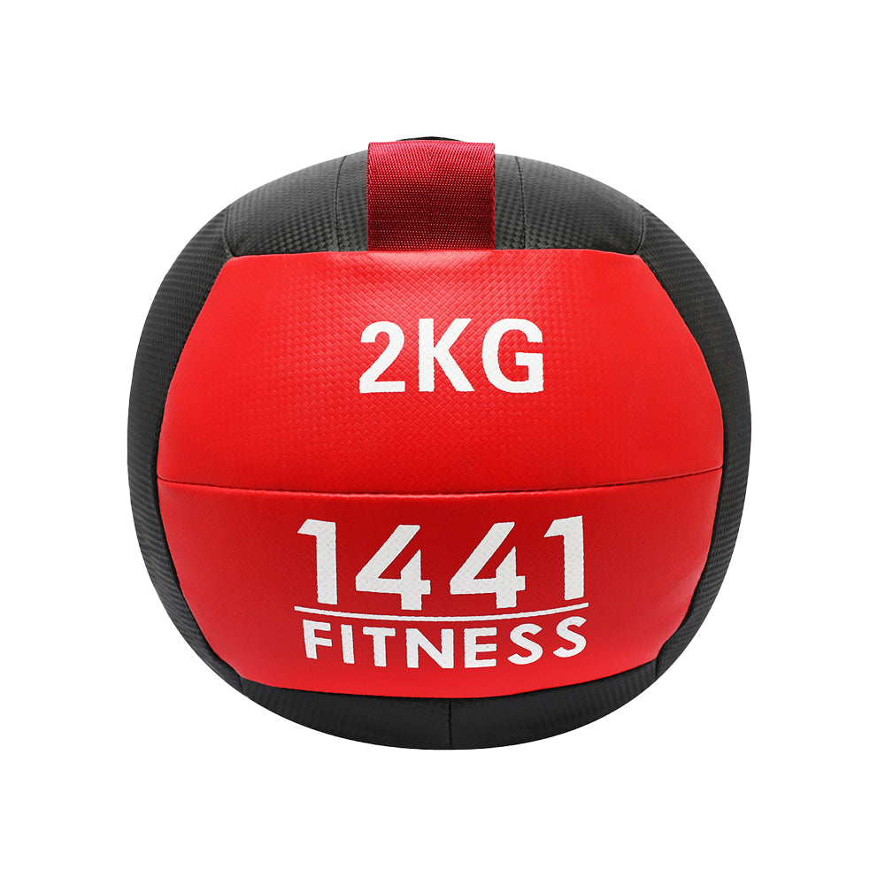 1441 Fitness - الكرات الجدارية (1 كجم إلى 15 كجم) لتمارين الكروس فيت